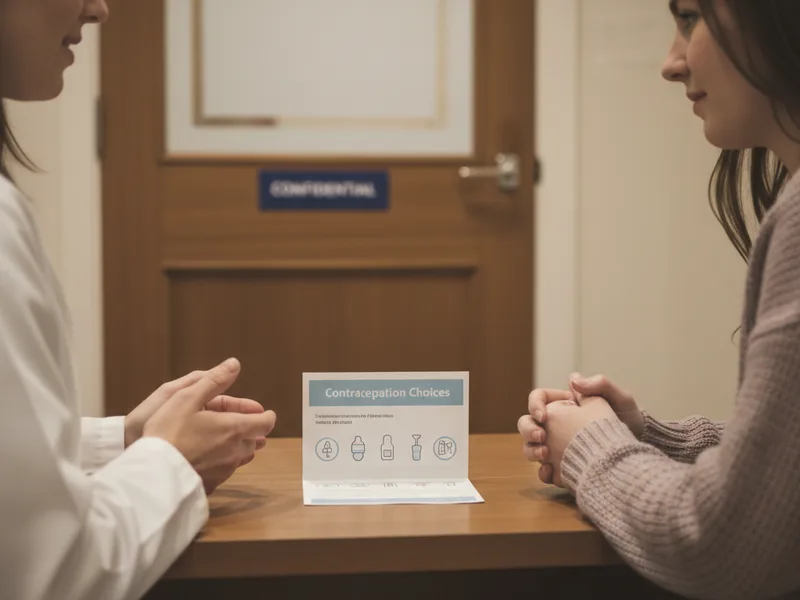Confidential contraception consultation