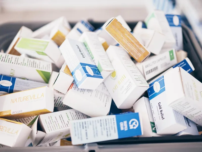 Safe medicine disposal at pharmacy